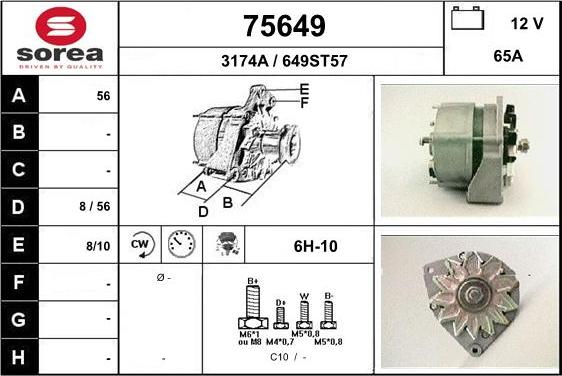 EAI 75649 - Генератор autosila-amz.com