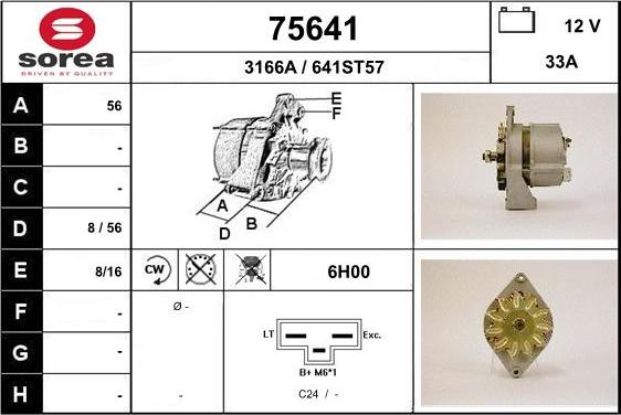 EAI 75641 - Генератор autosila-amz.com