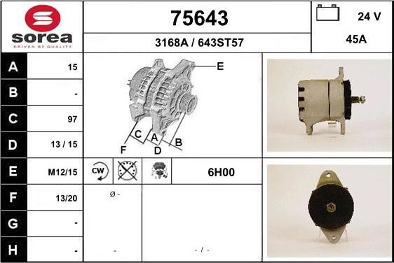 EAI 75643 - Генератор autosila-amz.com