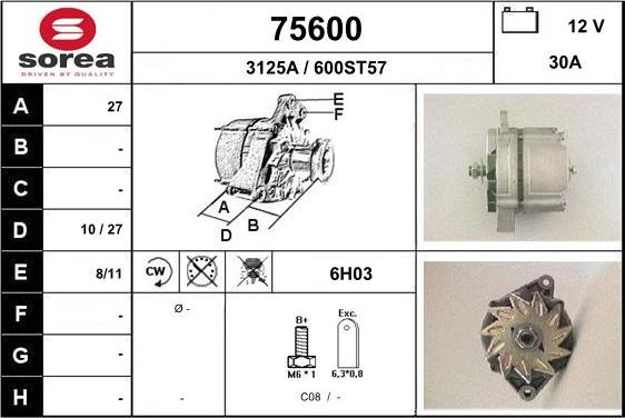 EAI 75600 - Генератор autosila-amz.com