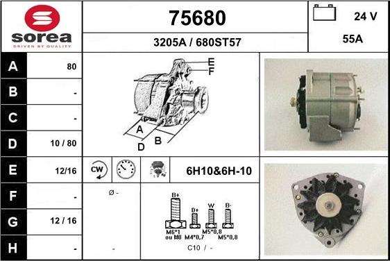 EAI 75680 - Генератор autosila-amz.com