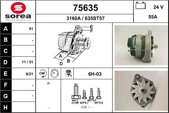 EAI 75635 - Генератор autosila-amz.com