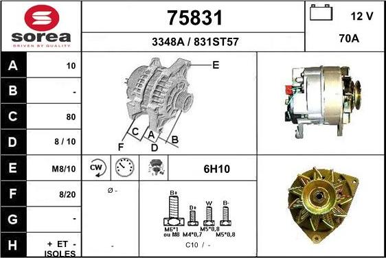 EAI 75831 - Генератор autosila-amz.com