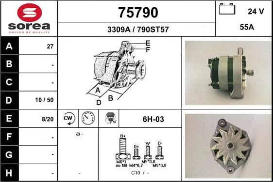 EAI 75790 - Генератор autosila-amz.com