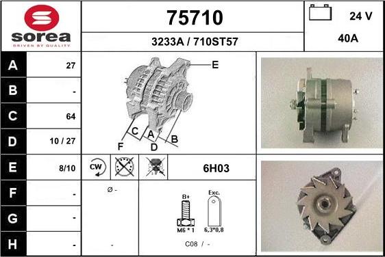 EAI 75710 - Генератор autosila-amz.com