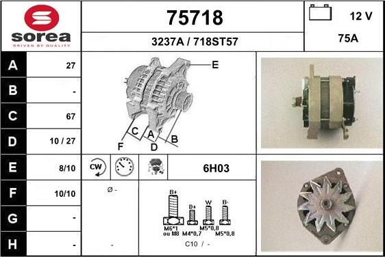 EAI 75718 - Генератор autosila-amz.com