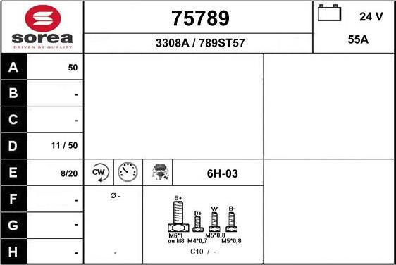 EAI 75789 - Генератор autosila-amz.com