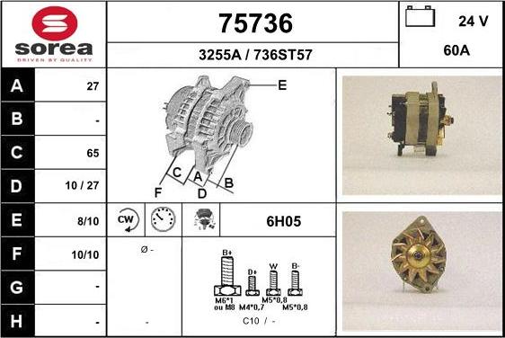 EAI 75736 - Генератор autosila-amz.com