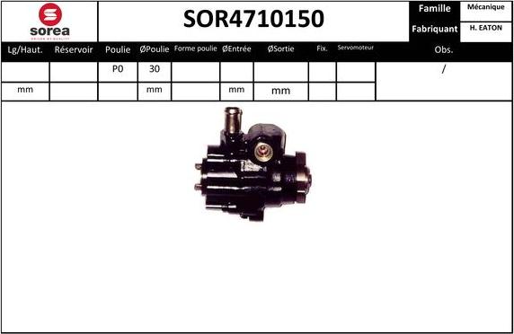 EAI SOR4710150 - Гидравлический насос, рулевое управление, ГУР autosila-amz.com