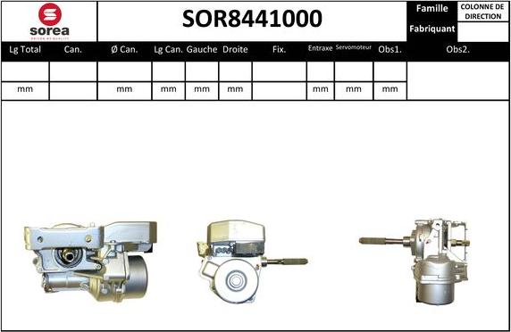 EAI SOR8441000 - Рулевая колонка autosila-amz.com