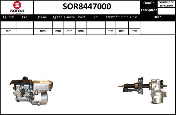 EAI SOR8447000 - Рулевая колонка autosila-amz.com