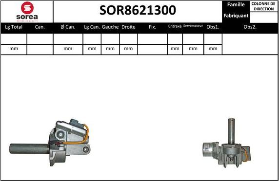 EAI SOR8621300 - Рулевая колонка autosila-amz.com