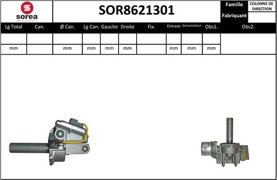 EAI SOR8621301 - Рулевая колонка autosila-amz.com