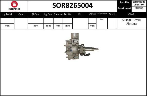 EAI SOR8265004 - Рулевая колонка autosila-amz.com