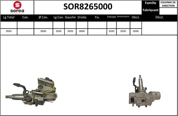 EAI SOR8265000 - Рулевая колонка autosila-amz.com