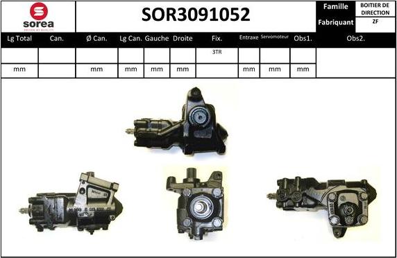 EAI SOR3091052 - Рулевой механизм, рейка autosila-amz.com