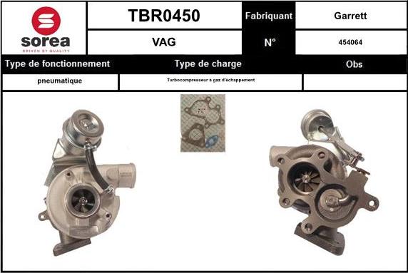 EAI TBR0450 - Турбина, компрессор autosila-amz.com