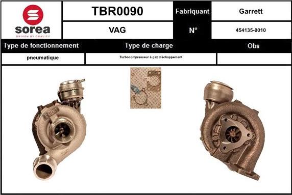 EAI TBR0090 - Турбина, компрессор autosila-amz.com