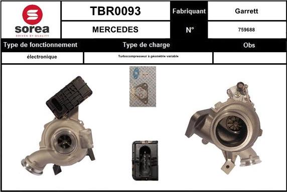 EAI TBR0093 - Турбина, компрессор autosila-amz.com