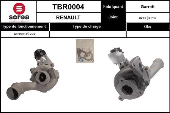 EAI TBR0004 - Турбина, компрессор autosila-amz.com