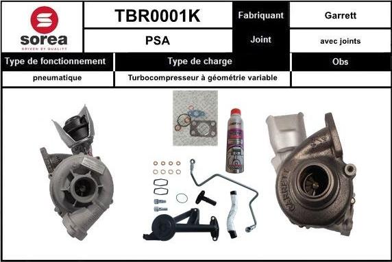 EAI TBR0001K - Турбина, компрессор autosila-amz.com