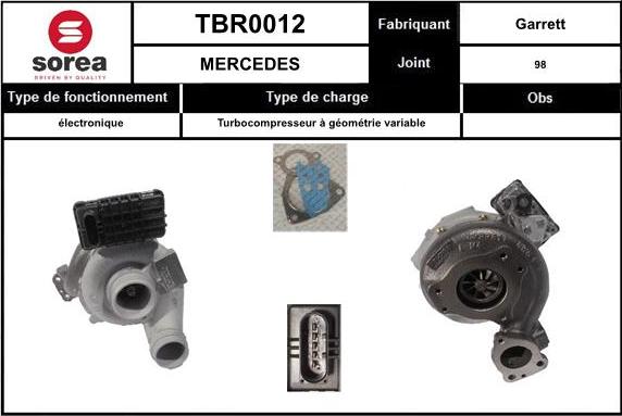 EAI TBR0012 - Турбина, компрессор autosila-amz.com