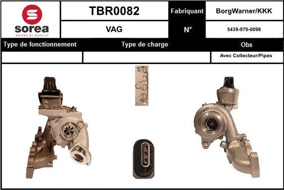 EAI TBR0082 - Турбина, компрессор autosila-amz.com