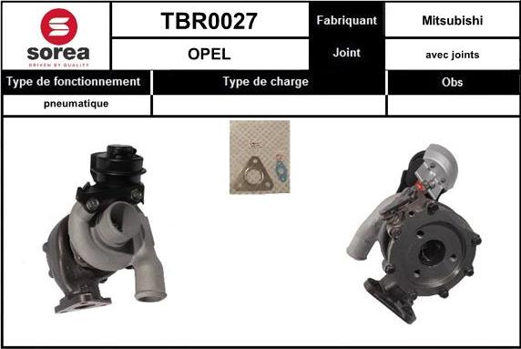 EAI TBR0027 - Турбина, компрессор autosila-amz.com