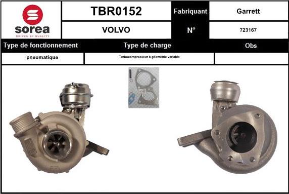 EAI TBR0152 - Турбина, компрессор autosila-amz.com