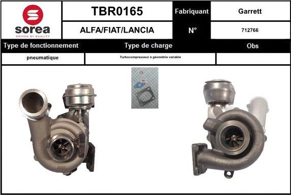 EAI TBR0165 - Турбина, компрессор autosila-amz.com