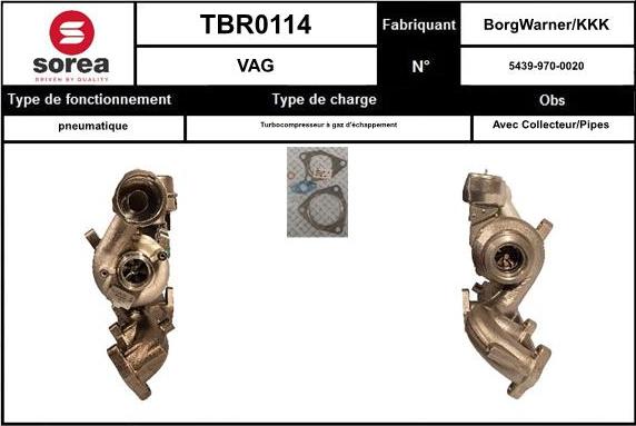 EAI TBR0114 - Турбина, компрессор autosila-amz.com