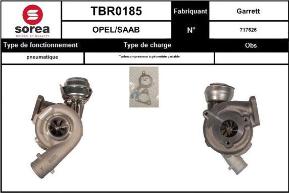 EAI TBR0185 - Турбина, компрессор autosila-amz.com