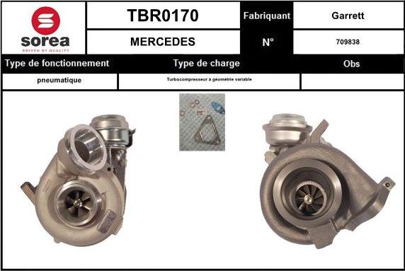 EAI TBR0170 - Турбина, компрессор autosila-amz.com