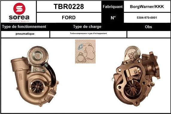EAI TBR0228 - Турбина, компрессор autosila-amz.com