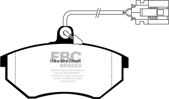 Ferodo TAR951 - Тормозные колодки, дисковые, комплект autosila-amz.com