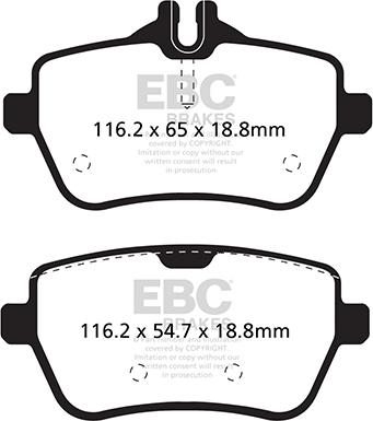 ATE LD2780 - Тормозные колодки, дисковые, комплект autosila-amz.com