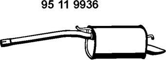 Eberspächer 95 11 9936 - Глушитель выхлопных газов, конечный autosila-amz.com