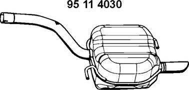 Eberspächer 95 11 4030 - Глушитель выхлопных газов, конечный autosila-amz.com