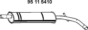Eberspächer 95 11 5410 - Средний глушитель выхлопных газов autosila-amz.com