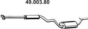 Eberspächer 49.003.80 - Средний глушитель выхлопных газов autosila-amz.com