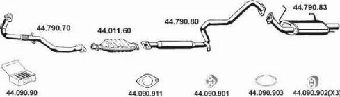 Eberspächer 442048 - Система выпуска ОГ autosila-amz.com