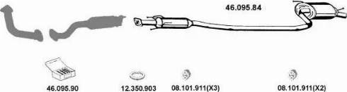 Eberspächer 462009 - Система выпуска ОГ autosila-amz.com