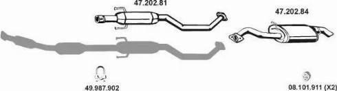 Eberspächer 472067 - Система выпуска ОГ autosila-amz.com