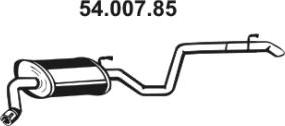 Eberspächer 54.007.85 - Глушитель выхлопных газов, конечный autosila-amz.com