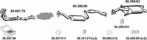 Eberspächer 502047 - Система выпуска ОГ autosila-amz.com