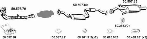 Eberspächer 502004 - Система выпуска ОГ autosila-amz.com