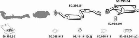 Eberspächer 502002 - Система выпуска ОГ autosila-amz.com