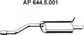 Eberspächer 644.5.001 - Глушитель выхлопных газов, конечный autosila-amz.com