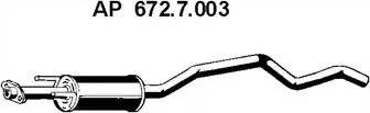 Eberspächer 672.7.003 - Предглушитель выхлопных газов autosila-amz.com