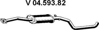Eberspächer 04.593.82 - Предглушитель выхлопных газов autosila-amz.com